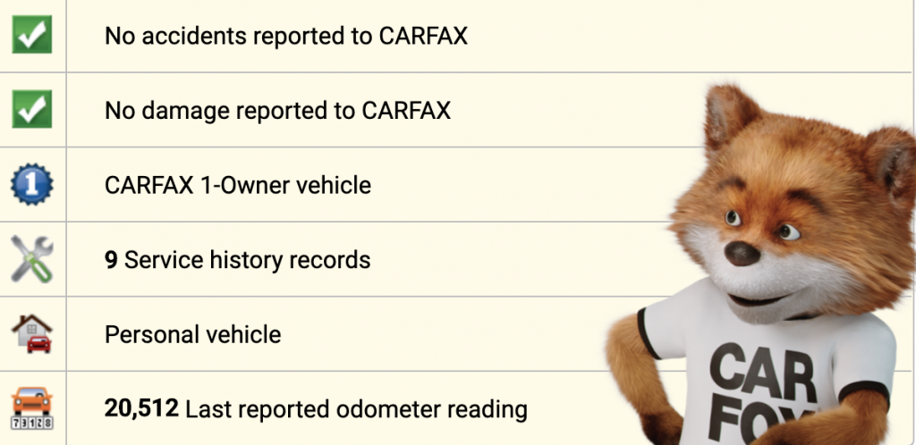 Carfax Report at Team Honda