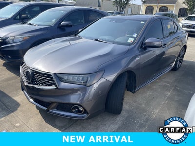 2019 Acura TLX w/A-Spec Pkg Red Leather