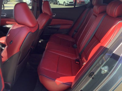 2019 Acura TLX w/A-Spec Pkg Red Leather
