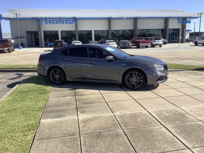 2019 Acura TLX w/A-Spec Pkg Red Leather