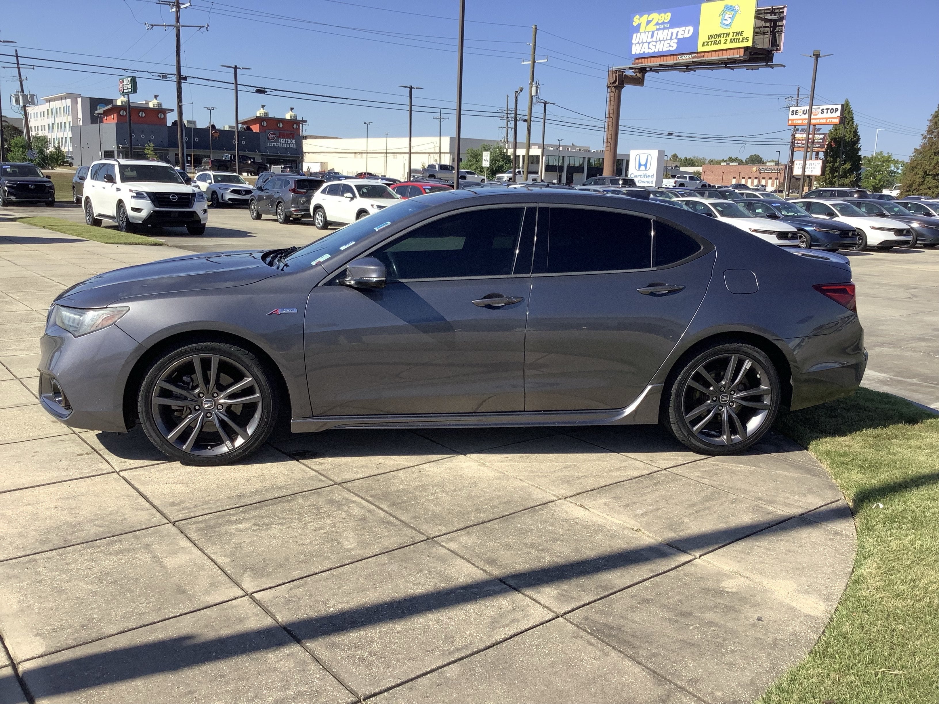 2019 Acura TLX w/A-Spec Pkg Red Leather
