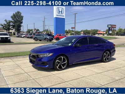 2021 Honda Accord Sedan Sport