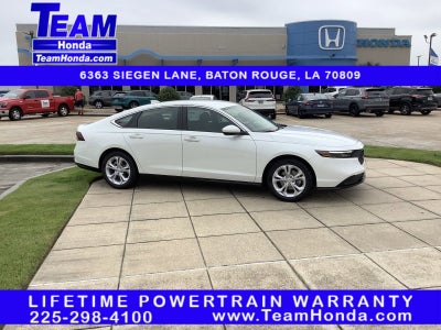 2025 Honda Accord Sedan LX