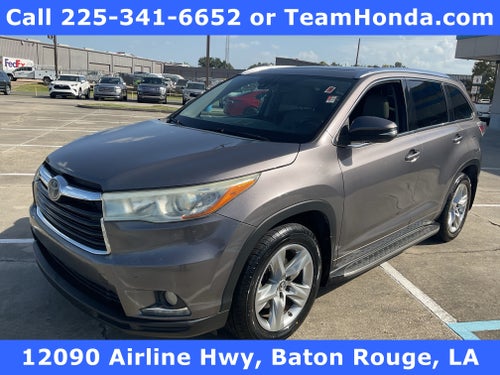 2016 Toyota Highlander Limited Platinum