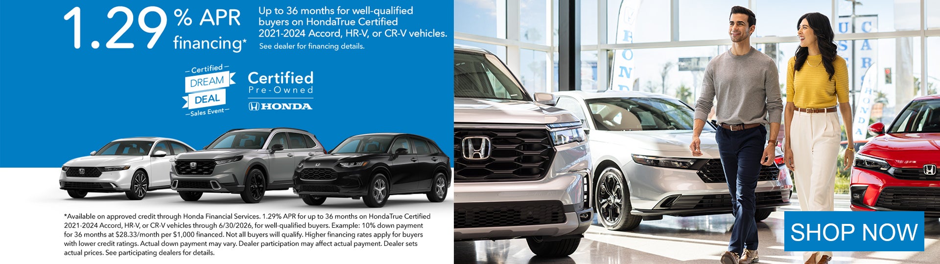 CPO, LOW APR, HONDA 