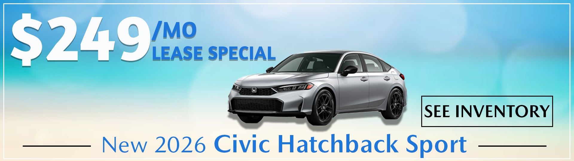HONDA, LEASE, SPECIAL, CIVIC 
