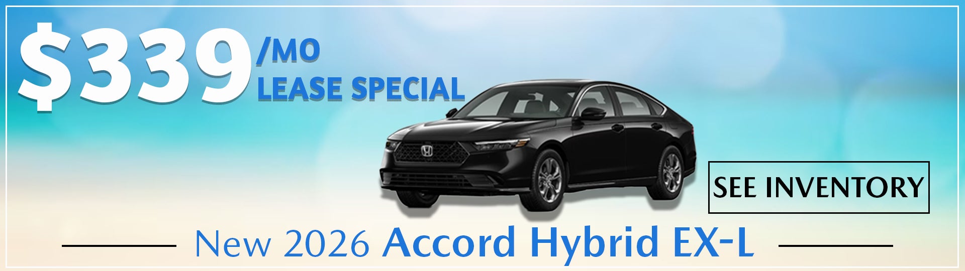 HONDA, LEASE, SPECIAL, ACCORD