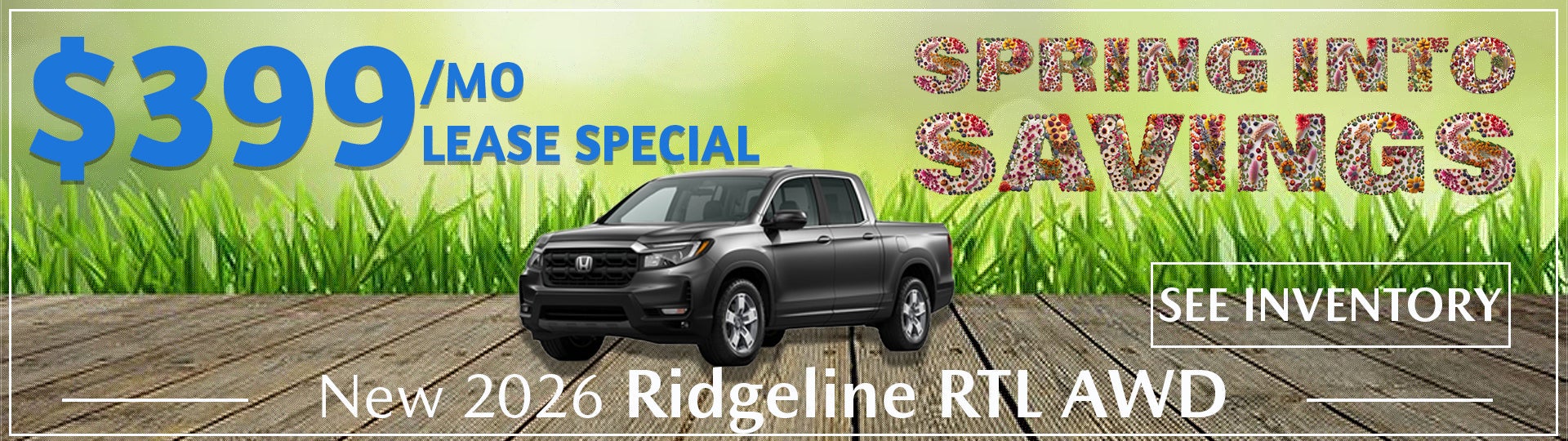 RIDGELINE, HONDA, LEASE, SPECIAL 